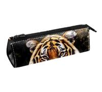 VAPOKF Tiger and Little Cubs - Astuccio per cancelleria, matite, cosmetici, astuccio compatto con cerniera