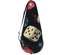 VAPOKF Unregular Dices - Custodia per racchetta da tennis, custodia per racchette da tennis, può contenere fino a 2 racchette