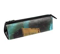 VAPOKF Weird Buildings, astuccio per penne e articoli di cancelleria, astuccio per cosmetici, borsa compatta con cerniera, Multi, 5.5 ×6 ×20CM/2.2x2.4x7.9 in, Organizer per borse