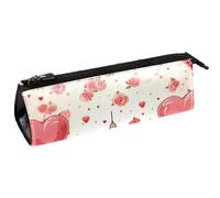 VAPOKF White Dogs at Nebular Space - Astuccio per cancelleria, matite, cosmetici, borsa compatta con cerniera, Multi, 5.5 ×6 ×20CM/2.2x2.4x7.9 in, Organizer per borse