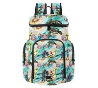VAPOKF Zaino da basket, borsa sportiva con scomparto per palline e scarpe per calcio, calcio, pallavolo, nuoto, palestra, viaggi, palma tropicale, tartaruga, ananas