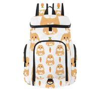 VAPOKF Zaino da basket, borsa sportiva con scomparto per palline e scarpe per calcio, calcio, pallavolo, nuoto, palestra, viaggi, coniglietto con orecchie a lupo