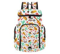 VAPOKF Zaino da basket, borsa sportiva con scomparto per palline e scarpe per calcio, calcio, pallavolo, nuoto, palestra, viaggi, simbolo della cultura della chitarra messicana