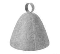 Vaporarium - Cappello da sauna in feltro per uomini e donne, per migliorare il comfort regolando la temperatura della testa (grigio)