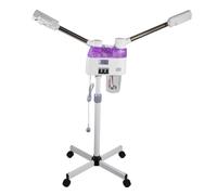 Vapore facciale, Ozono vaporizzatore a vapore con ugello caldo e freddo, ugello girevole a 360°, sauna facciale pulitore spa macchina umidificatore per la casa salone spa