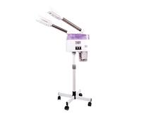 Vapore facciale, Stand Facial Steamer Professionale, Nano Caldo Freddo | Caldo Freddo Doppio Getto, Altezza Regolabile 109-134cm, Per Spa Casa Soggiorno, Serbatoio Ampio, Ugello 360°