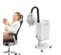 Vapore per capelli a nano-ioni, 500 W, con 6 modalità, nano-vaporizzatore per capelli e mani, con serbatoio dell'acqua da 1000 ml, multifunzione, per parrucchieri e casa (bianco)