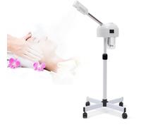 Vapore per il viso, 750 W, umidificatore verticale con timer e modalità di spruzzo caldo, regolabile in altezza, 58-68 cm, dispositivo a vapore viso a 360°, per famiglie, saloni di bellezza, spa