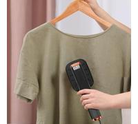 Vapore portatile da viaggio, girevole a 180°, compatto, pieghevole, portatile, mini vaporizzatore per ferro da stiro antirughe per viaggi (nero)