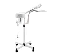 Vapore viso 2 in 1 sauna viso 800 W 5 LED ingrandimento viso con ugello girevole a 360 gradi Face Steamer pulitore pori per saloni, cliniche di bellezza e centri benessere