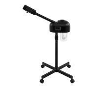 Vapore viso girevole a 360°, vaporizzatore viso sauna facciale, 750 W, 2 in 1, vaporizzatore con asta retrattile, per salone a casa, studio cosmetico
