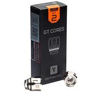 Vaporesso Gt Core Treccine Per Nrg Serbatoio Gt2 Gt4 Gt6 Gt8 Gt Ccell - Confezioni (senza Nicotina) - Gt2-0.4o - (40w To 80w), Acciaio, 3 Unità