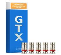 Vaporesso Gtx 0,2o Teste Bobina Per Target Pm80 Se/ Pm80/ Gen Nano Kit (Pezzi), Senza Nicotina, Acciaio, 0.2Ω, 5 Unità