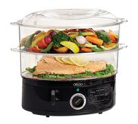 Vaporiera a Due Livelli Con Contenitori Impilabili E Base Staccabile per Una Cot