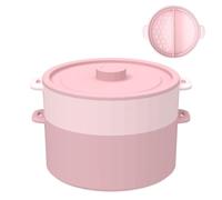 Vaporiera a microonde - Design pieghevole antiaderente a doppio strato, pentola a microonde con sistema di copertura, per verdure, cucina, dormitorio, ristorante, conservazione a vapore