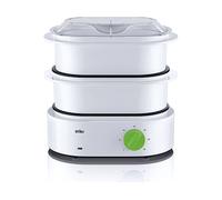 Braun FS 3000 pentola a vapore 2 cestello/i Superficie piana 850 W Verde, Bianco