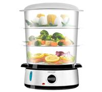 Vaporiera Cecotec Vapovita 3000 Inox 800W 9L 3 vaschette acciaio inox timer