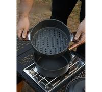 Vaporiera compatta e portatile 3L set cucina portatile alluminio anodizzato duro