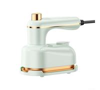 Vaporiera e ferro portatile 2 in 1, con manico girevole a 180° e serbatoio dell'acqua da 30 ml, per tecnologia di riscaldamento rapido, 11,4 x 6,5 x 11,8 cm (02)