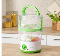 Vaporiera elettrica 500 w cottura al vapore carne pesce verdure capacita' 5 lt [EEK: A++]
