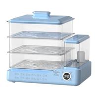 Vaporiera elettrica a 3 livelli con timer e appuntamento - Vaporiera digitale multifunzione per una cottura rapida e simultanea