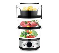 Vaporiera elettrica cottura al vapore cucina sana per dieta 500w 7,5 lt