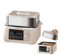 Vaporiera Elettrica, Multicooker da 1350 W con Schermo Touch