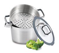 Vaporiera Eskil DUKA da 5,2 litri con inserto e coperchio