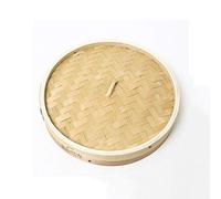 Vaporiera in bambù, coperchio per cestello a vapore in bambù, per cucinare sano, carne e pesce, verdure (coperchio da 25 cm)