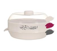 Vaporiera Microonde Veloce per Cucina Sana - Coperchio Ermetico Antifuoriuscita