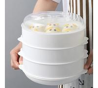 Vaporiera per forno a microonde, multifunzione per riscaldare verdure a microonde con coperchio trasparente, piatto micro onda da cucina, cottura a vapore per gnocchi, verdure