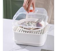 Vaporiera per microonde per una cucina sana con coperchio, pentola microonde