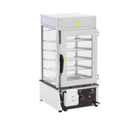 Vaporiera per ravioli - 5 griglie 30 x 29,5 cm - 30 - 110 °C - Royal Catering RCDS-38/5