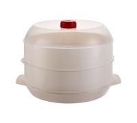 Vaporiera per Verdure a Microonde con Modello di Ventilazione e Coperchio Contro