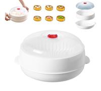 Vaporiera per Verdure a Microonde con Modello di Ventilazione e Coperchio Contro