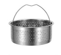 Vaporiera per verdure in acciaio inox per cottura a pressione, cestello a vapore rapido per una cucina casalinga efficiente (16,5 cm)