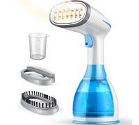 Vaporiera per vestiti, 15 secondi, riscaldabile a vapore con guanto da stiro, portatile, per rimuovere le rughe, ferro da stiro da viaggio per vestiti, tende e biancheria da letto