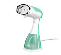 Vaporiera portatile per vestiti da 1500 W, serbatoio dell'acqua da 300 ml, riscaldamento rapido 30 secondi, 27 g/min, pannello in acciaio inossidabile, cavo da 1,5 m