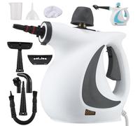 Vaporista Steammaster, Pressurized Steam Cleaner for Home, 10 In 1 Handheld Pressure Multi Purpose Cleaner, Lightweight and Maneuverable, for Tile, Sink, Windows, Car and More (Grey)