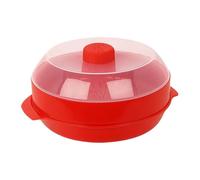 Vaporizzatore a microonde per cucinare, doppio strato a microonde, utensili da cucina resistenti al calore, forno a microonde con coperchio per dormitorio, ristorante alberghiero