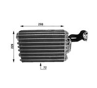 Evaporatore climatizzazione AE 31 000S MAHLE per MERCEDES-BENZ 124 Tre volumi