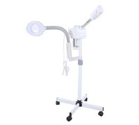 Vaporizzatore Facciale, 2 in 1 vaporizzatore facciale professionale di bellezza con LED 3 X d'ingrandimento, sauna facciale per la casa e il salone di bellezza, umidificatore dell'ozono