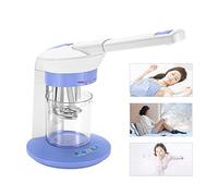 Vaporizzatore facciale all'ozono, spruzzatore ionico 2 in 1, vapore aromaterapico per sauna facciale, spruzzatore micro-nano SPA per pulizia idratante viso, per uso personale a casa(EU)