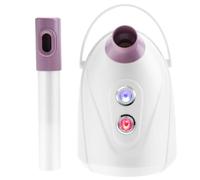 Vaporizzatore Facciale Nano Ionic, Spruzzatore Ruotabile 360¡ã, Nebbia Calda e Fredda, Pulizia Profonda Viso, Portatile per Casa, TERME (UE)