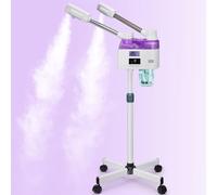 Vaporizzatore facciale professionale 2 in 1, vaporizzatore per estetista con nebbia calda e fredda, vapore viso per pulizia profonda del viso, vapore facciale per casa, salone di bellezza spa