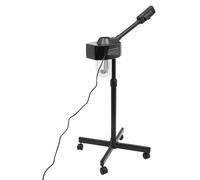 Vaporizzatore facciale professionale, 800 W, portatile, con ruote e base stabile, vapore facciale regolabile per saloni di bellezza, centri benessere, case
