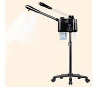 Vaporizzatore facciale professionale con ozono e nebbia calda e fredda, vaporizzatore estetista su ruote, umidificatore viso per pulizia profonda del viso, vaporizzatore facciale digitale per il viso