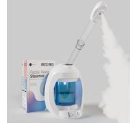 Vaporizzatore facciale, vaporizzatore facciale per estetista e nano ionico, portatile, vaporizzatore facciale professionale per casa e spa facciale (bianco)