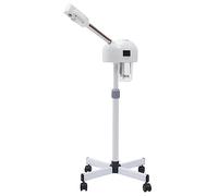 Vaporizzatore Face,Vapore Viso Vaporizzatore Rotazione Può Girare a 360° e Regolabile Pannello di Controllo LCD in Altezza Ozono Amplificatore 750W Massaggio Viso Spa Per Saloni di Bellezza