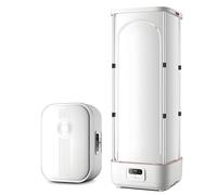 Vaporizzatore for indumenti da 900W ferro da stiro a vapore portatile 2 in 1 con cura automatica asciugatura rapida salvaspazio for viaggi a casa